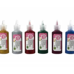 Pegamento purpurina Liderpapel fantasia colores metalicos surtidos envase 20gr