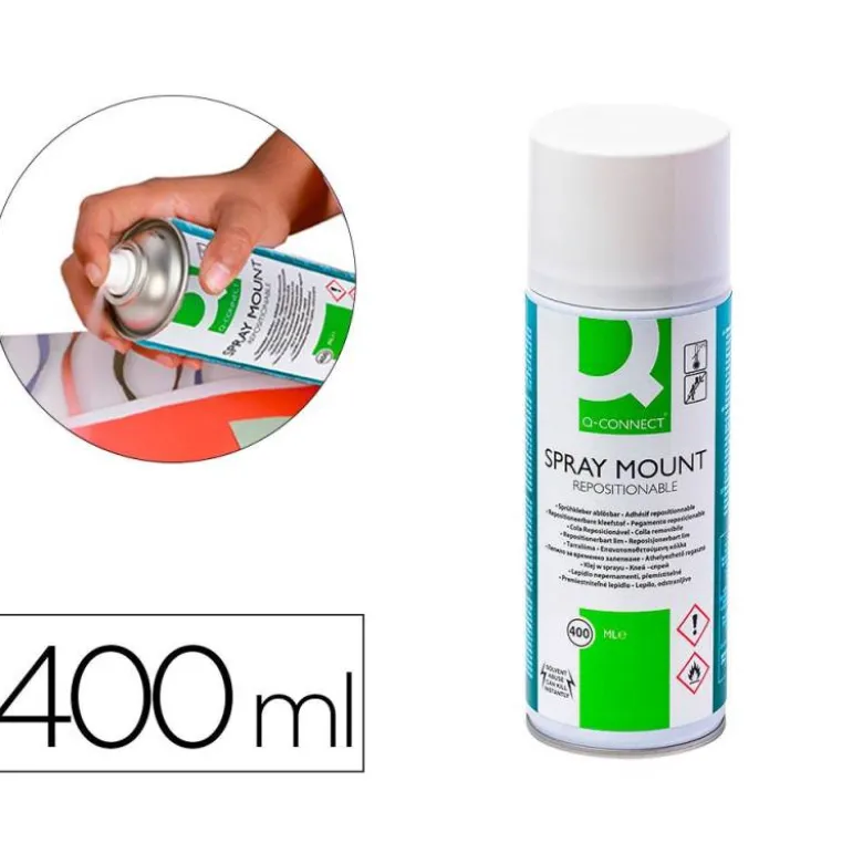 Pegamento spray Q-Connect 400 ml