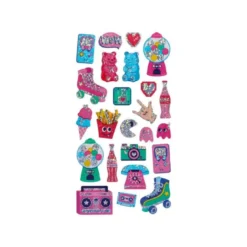 PEGATINAS IMAGINOVO DISEÑOS SURTIDOS HOBBIES CON BRILLO 214X100 MM EN BLISTER