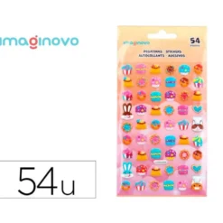 PEGATINAS IMAGINOVO DULCES MAGIC DREAMS CON RELIEVE 190X105 MM EN BLISTER