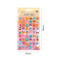 PEGATINAS IMAGINOVO DULCES MAGIC DREAMS CON RELIEVE 190X105 MM EN BLISTER