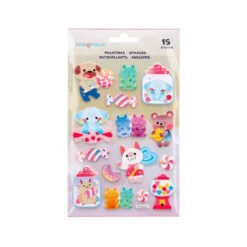 PEGATINAS IMAGINOVO DULCES MAGIC DREAMS CON RELIEVE 210X130 MM EN BLISTER