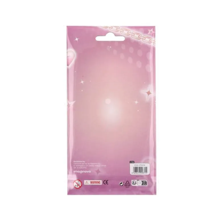PEGATINAS IMAGINOVO GEMAS BLANCAS Y ROSAS BRILLANTES CON RELIEVE PARA TODAS SUPERFICIES 190X105 MM EN