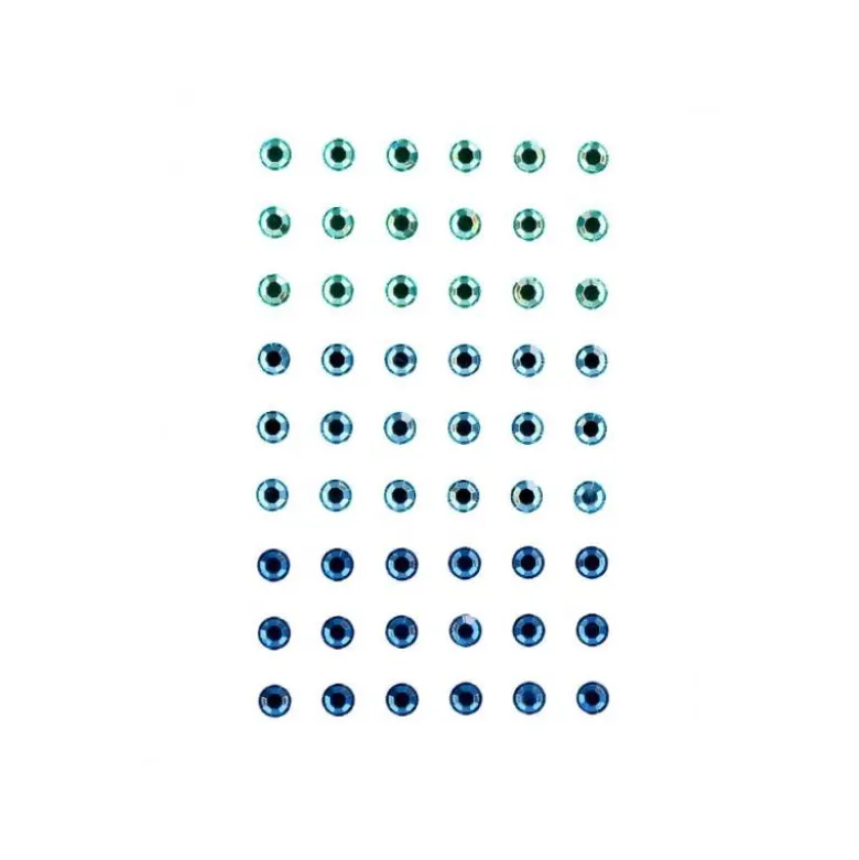 PEGATINAS IMAGINOVO GEMAS VERDES Y AZULES BRILLANTES CON RELIEVE PARA TODAS SUPERFICIES 190X105 MM EN
