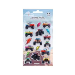 PEGATINAS IMAGINOVO KIDS CARRERAS GOMA EVA 190X105 MM EN BLISTER