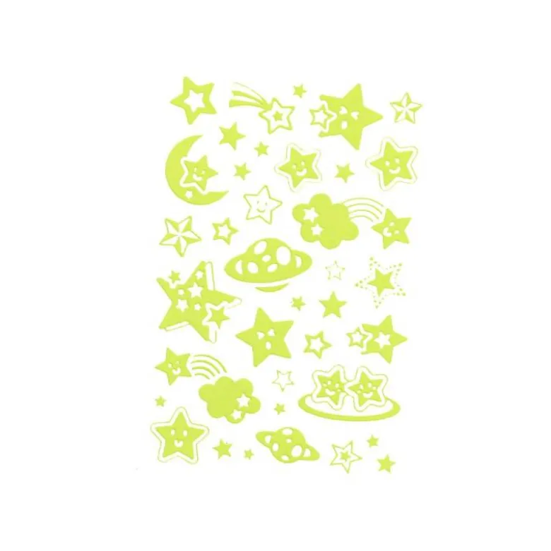 PEGATINAS IMAGINOVO LUMINOSAS ESTRELLAS CON RELIEVE 190X105 MM EN BLISTER