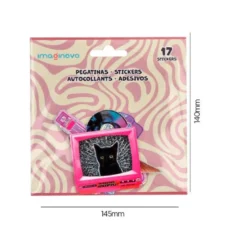 PEGATINAS IMAGINOVO RETRO DISEÑOS SURTIDOS PARA ORDENADOR 145X140 MM EN BLISTER