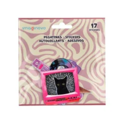 PEGATINAS IMAGINOVO RETRO DISEÑOS SURTIDOS PARA ORDENADOR 145X140 MM EN BLISTER