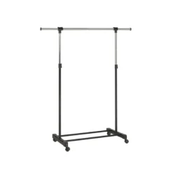 Perchero metalico de Unilux Extensible negro