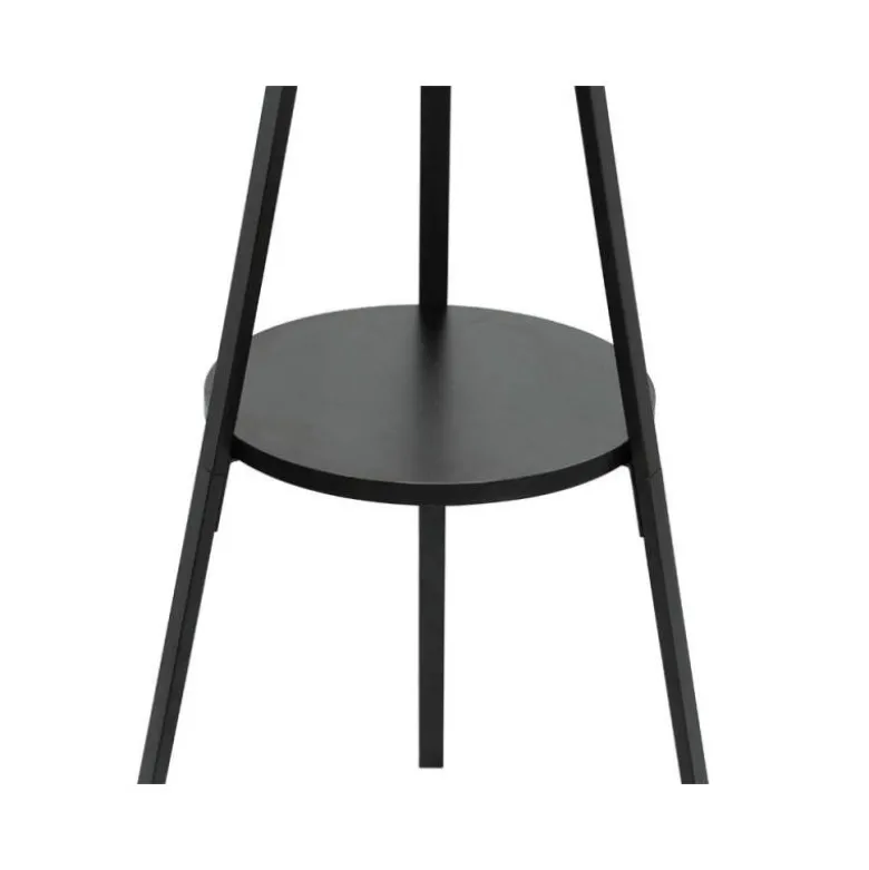 PERCHERO METALICO MAUL AVALON PIE 9 COLGADORES COLOR NEGRO 1800X310 MM