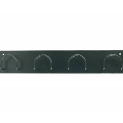 Perchero metalico pared Sie 611 Negro 4 colgadores