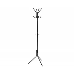 PERCHERO METALICO Q-CONNECT NEGRO 8 COLGADORES 173X51 CM