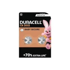 Pila alcalina boton Duracell CR2032 Blister 2 unidades
