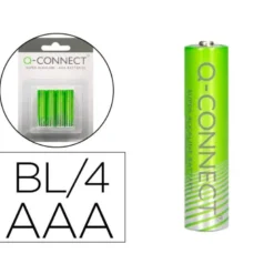 Pila alcalina Q-connect AAA