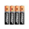 Pila Duracell alcalina plus AAA pacl con 4 unidades