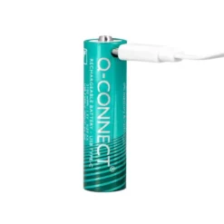 PILA Q-CONNECT AAA RECARGABLE POR USB-C BLISTER DE 4 UNIDADES