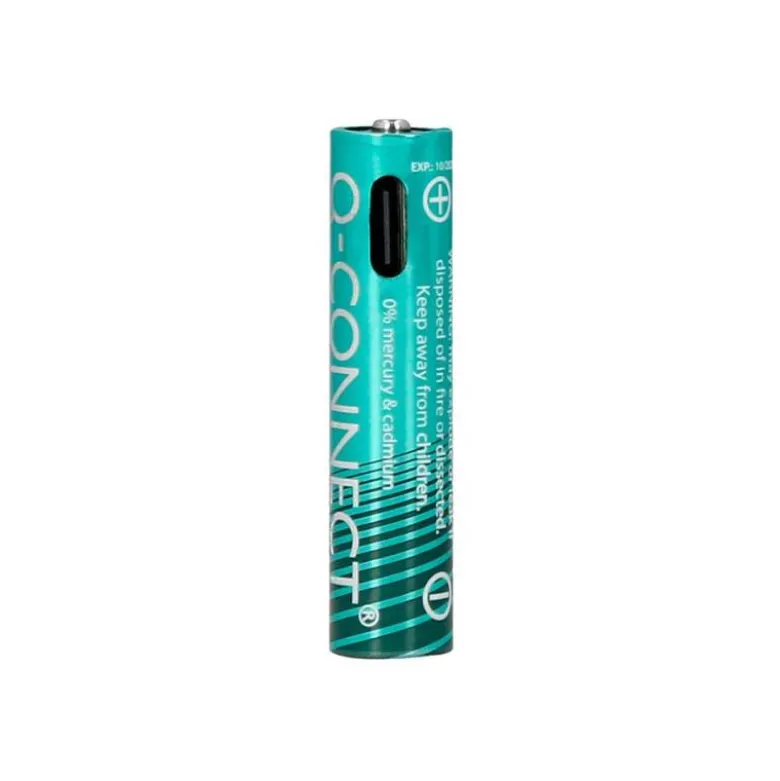 PILA Q-CONNECT AAA RECARGABLE POR USB-C BLISTER DE 4 UNIDADES