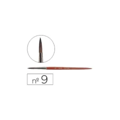 Pincel acuarela Liderpapel Nº 9 madera