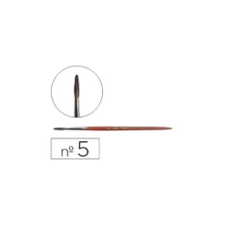 Pincel acuarela Liderpapel Nº 5 madera