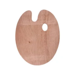 PINCELES SINTETICOS LIDERPAPEL PACK DE 12 UNIDADES CON PUNTAS Y TAMAÑOS SURTIDOS + PALETA DE MADERA