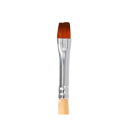 PINCEL PARA PINTURA ACRILICA Y ACUARELA LIDERPAPEL N 4 PUNTA PLANA DE PELO SINTETICO CERTIFICADO FSC