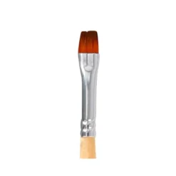 PINCEL PARA PINTURA ACRILICA Y ACUARELA LIDERPAPEL N 5 PUNTA PLANA DE PELO SINTETICO CERTIFICADO FSC