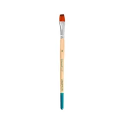 PINCEL PARA PINTURA ACRILICA Y ACUARELA LIDERPAPEL N 10 PUNTA PLANA DE PELO SINTETICO CERTIFICADO FSC