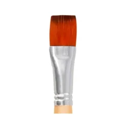 PINCEL PARA PINTURA ACRILICA Y ACUARELA LIDERPAPEL N 14 PUNTA PLANA DE PELO SINTETICO CERTIFICADO FSC
