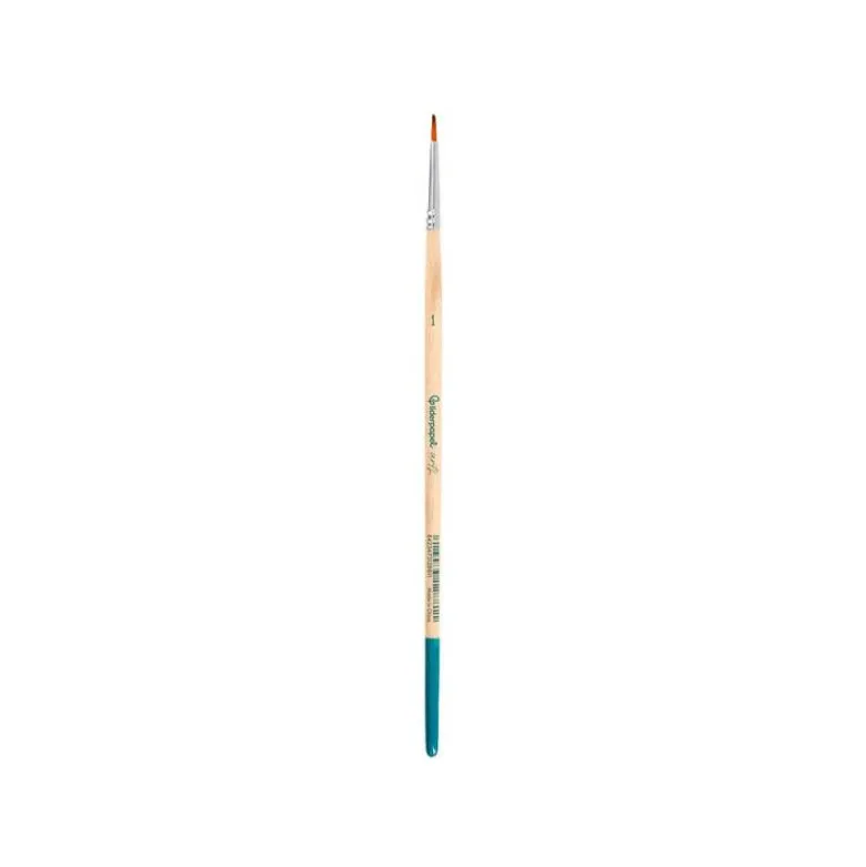 PINCEL PARA PINTURA ACRILICA Y ACUARELA LIDERPAPEL N 1 PUNTA REDONDA DE PELO SINTETICO CERTIFICADO FSC