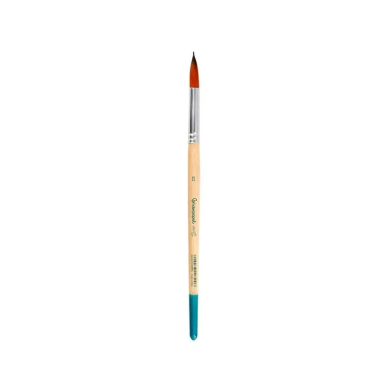 PINCEL PARA PINTURA ACRILICA Y ACUARELA LIDERPAPEL N 11 PUNTA REDONDA DE PELO SINTETICO CERTIFICADO FSC