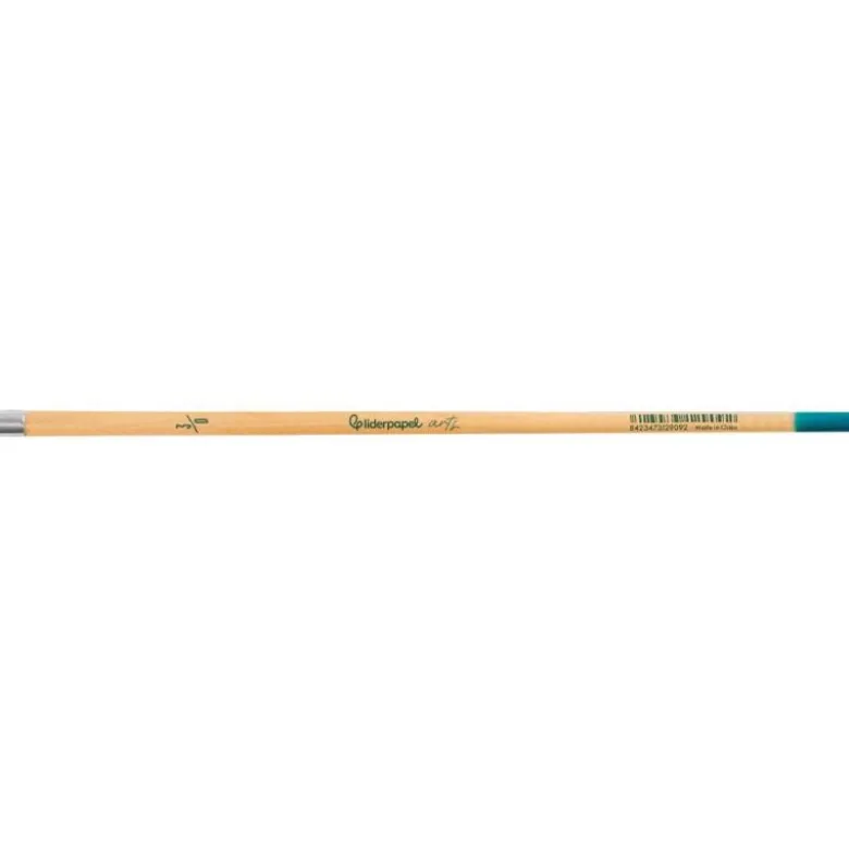 PINCEL PARA PINTURA ACRILICA Y ACUARELA LIDERPAPEL N 000 PUNTA FILBERT / LENGUA GATO DE PELO SINTETICO CERTIFICADO