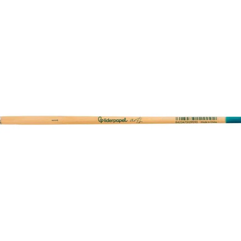 PINCEL PARA PINTURA ACRILICA Y ACUARELA LIDERPAPEL N 1 PUNTA FILBERT / LENGUA GATO DE PELO SINTETICO CERTIFICADO