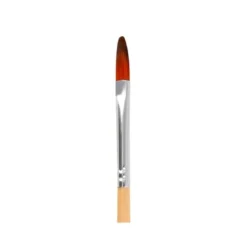 PINCEL PARA PINTURA ACRILICA Y ACUARELA LIDERPAPEL N 1 PUNTA FILBERT / LENGUA GATO DE PELO SINTETICO CERTIFICADO