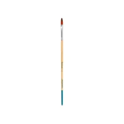 PINCEL PARA PINTURA ACRILICA Y ACUARELA LIDERPAPEL N 1 PUNTA FILBERT / LENGUA GATO DE PELO SINTETICO CERTIFICADO