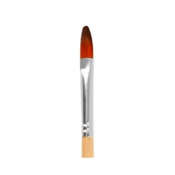 PINCEL PARA PINTURA ACRILICA Y ACUARELA LIDERPAPEL N 4 PUNTA FILBERT / LENGUA GATO DE PELO SINTETICO CERTIFICADO