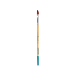 PINCEL PARA PINTURA ACRILICA Y ACUARELA LIDERPAPEL N 5 PUNTA FILBERT / LENGUA GATO DE PELO SINTETICO CERTIFICADO