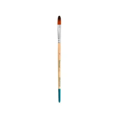 PINCEL PARA PINTURA ACRILICA Y ACUARELA LIDERPAPEL N 9 PUNTA FILBERT / LENGUA GATO DE PELO SINTETICO CERTIFICADO
