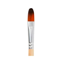 PINCEL PARA PINTURA ACRILICA Y ACUARELA LIDERPAPEL N 10 PUNTA FILBERT / LENGUA GATO DE PELO SINTETICO CERTIFICADO