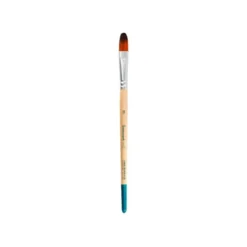 PINCEL PARA PINTURA ACRILICA Y ACUARELA LIDERPAPEL N 10 PUNTA FILBERT / LENGUA GATO DE PELO SINTETICO CERTIFICADO