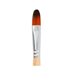 PINCEL PARA PINTURA ACRILICA Y ACUARELA LIDERPAPEL N 11 PUNTA FILBERT / LENGUA GATO DE PELO SINTETICO CERTIFICADO