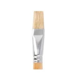 PINCEL PARA PINTURA AL OLEO Y ACRILICA LIDERPAPEL N 14 PUNTA PLANA DE PELO DE CERDA CERTIFICADO FSC