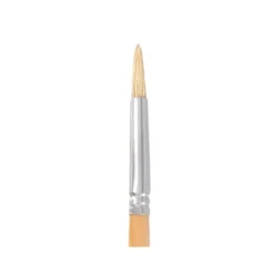 PINCEL PARA PINTURA AL OLEO Y ACRILICA LIDERPAPEL N 3 PUNTA REDONDA DE PELO DE CERDA CERTIFICADO FSC