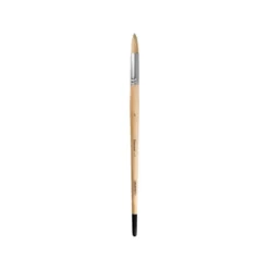PINCEL PARA PINTURA AL OLEO Y ACRILICA LIDERPAPEL N 15 PUNTA REDONDA DE PELO DE CERDA CERTIFICADO FSC