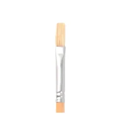 PINCEL PARA PINTURA AL OLEO Y ACRILICA LIDERPAPEL N 4 PUNTA PLANA DE PELO DE CERDA CERTIFICADO FSC