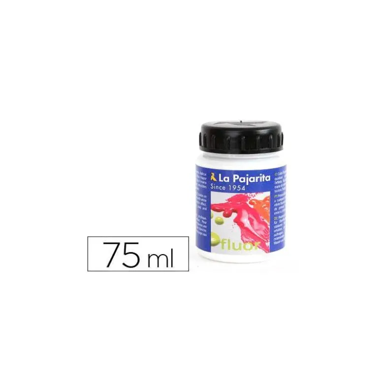 Pintura acrilica La Pajarita F-02 color blanco fluorescente