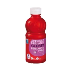 Pintura Acrilica L&B Brillo Color Rojo Primario 250 ml