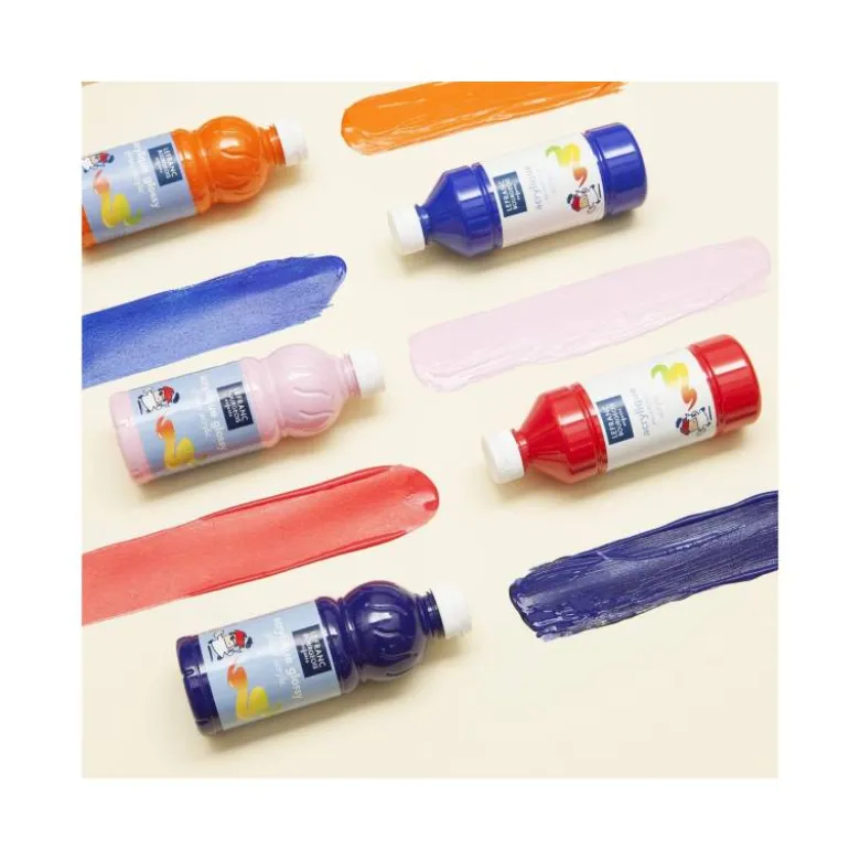 Pintura Acrilica L&B Brillo Color Negro 250 ml