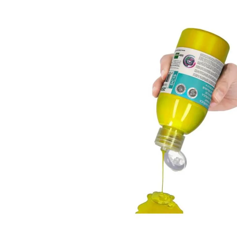 PINTURA ACRILICA LIDERPAPEL BOTE DE 250 ML AMARILLO