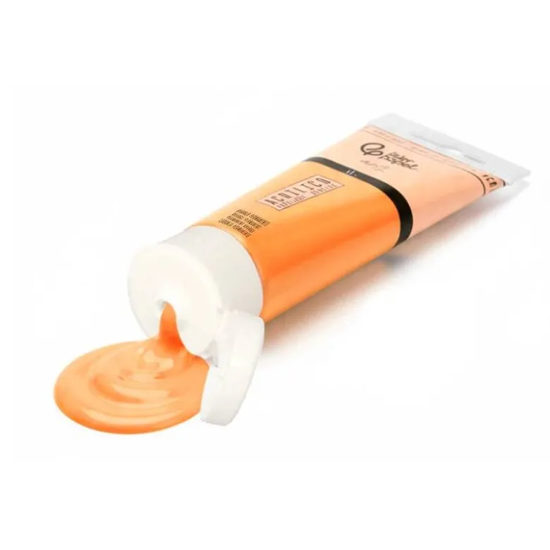 PINTURA ACRILICA LIDERPAPEL TUBO DE PLASTICO DE 60 ML COLOR NARANJA PERMANENTE