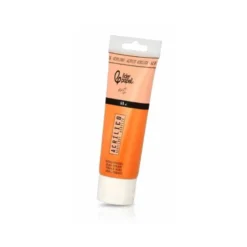 PINTURA ACRILICA LIDERPAPEL TUBO DE PLASTICO DE 60 ML COLOR NARANJA PERMANENTE